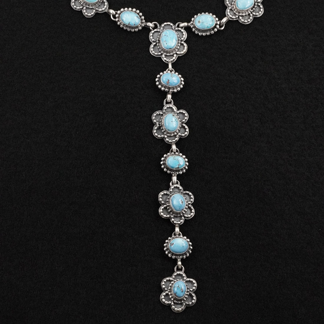 Darrin Livingston Turquoise & Sterling Silver Necklace Set