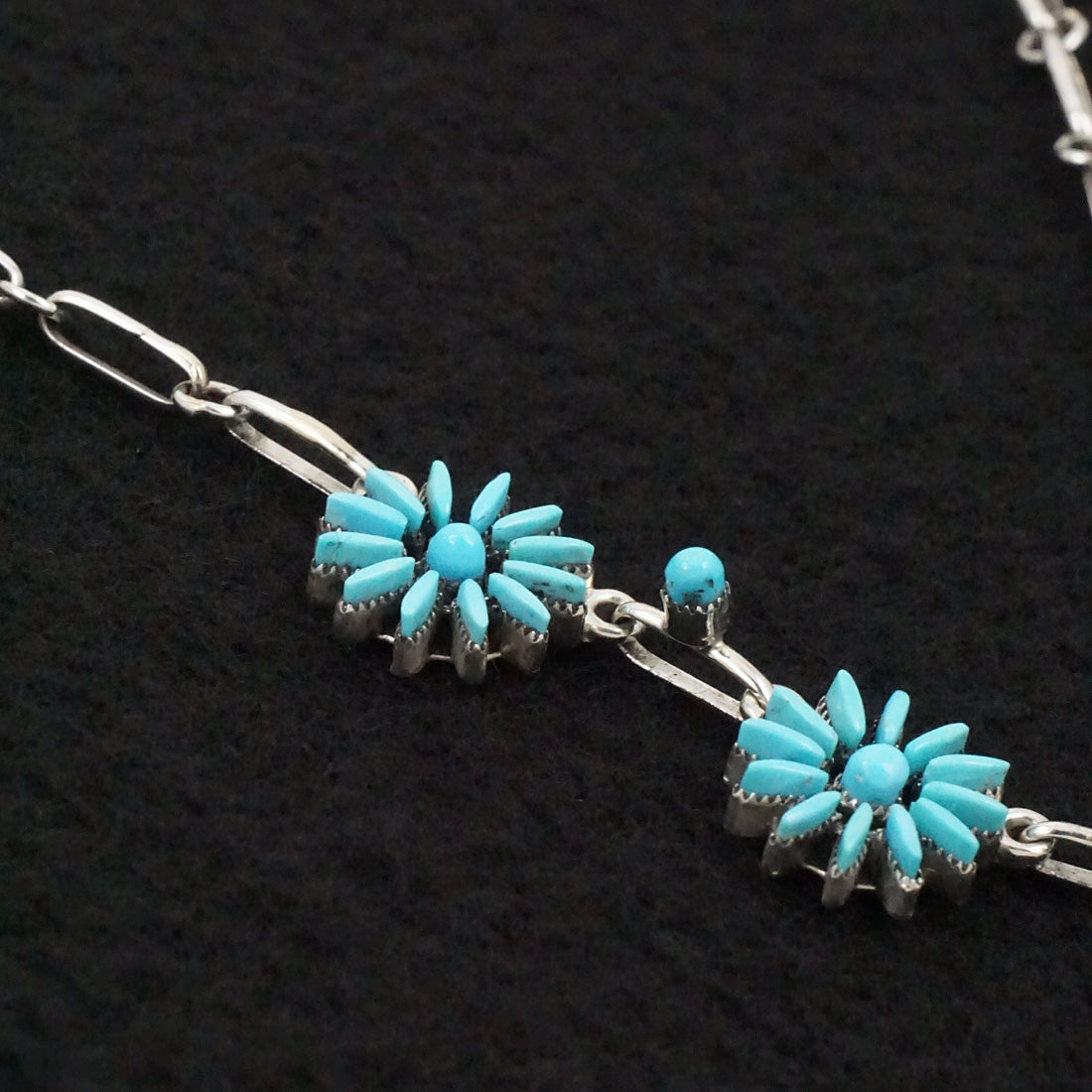 Mildred Ukestine Turquoise & Sterling Silver Necklace Set