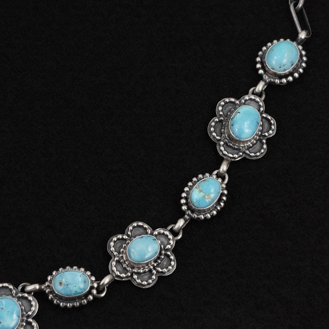 Darrin Livingston Turquoise & Sterling Silver Necklace Set
