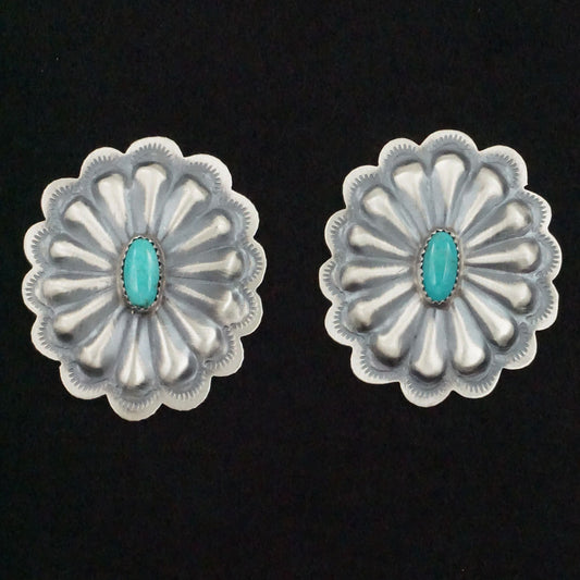 Dale Morgan Turquoise & Sterling Silver Earrings