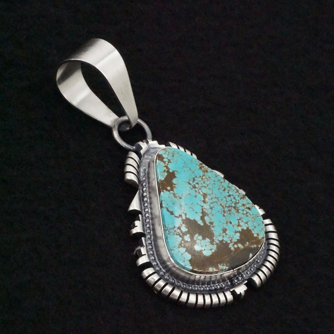 Randy Billy Turquoise & Sterling Silver Pendant