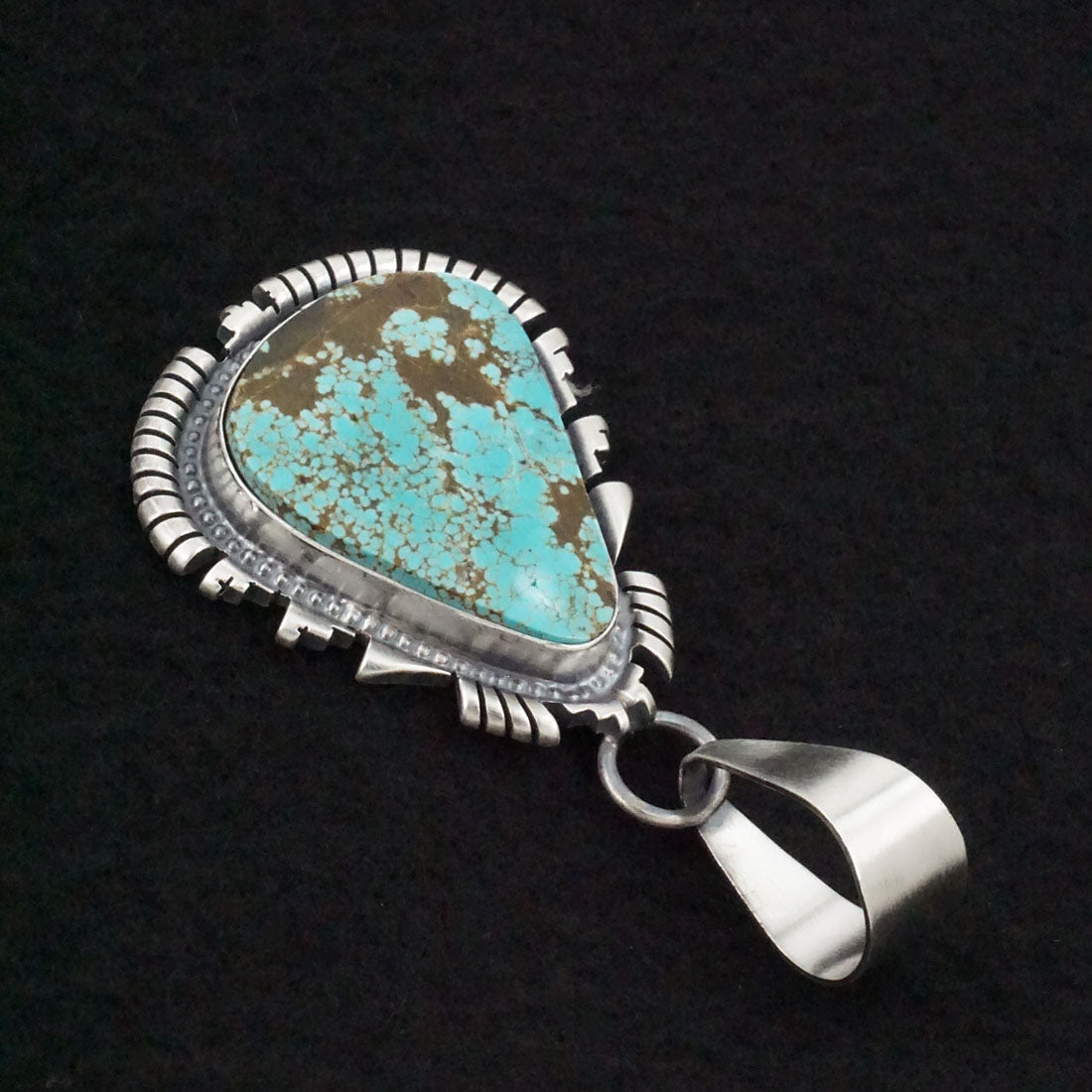 Randy Billy Turquoise & Sterling Silver Pendant