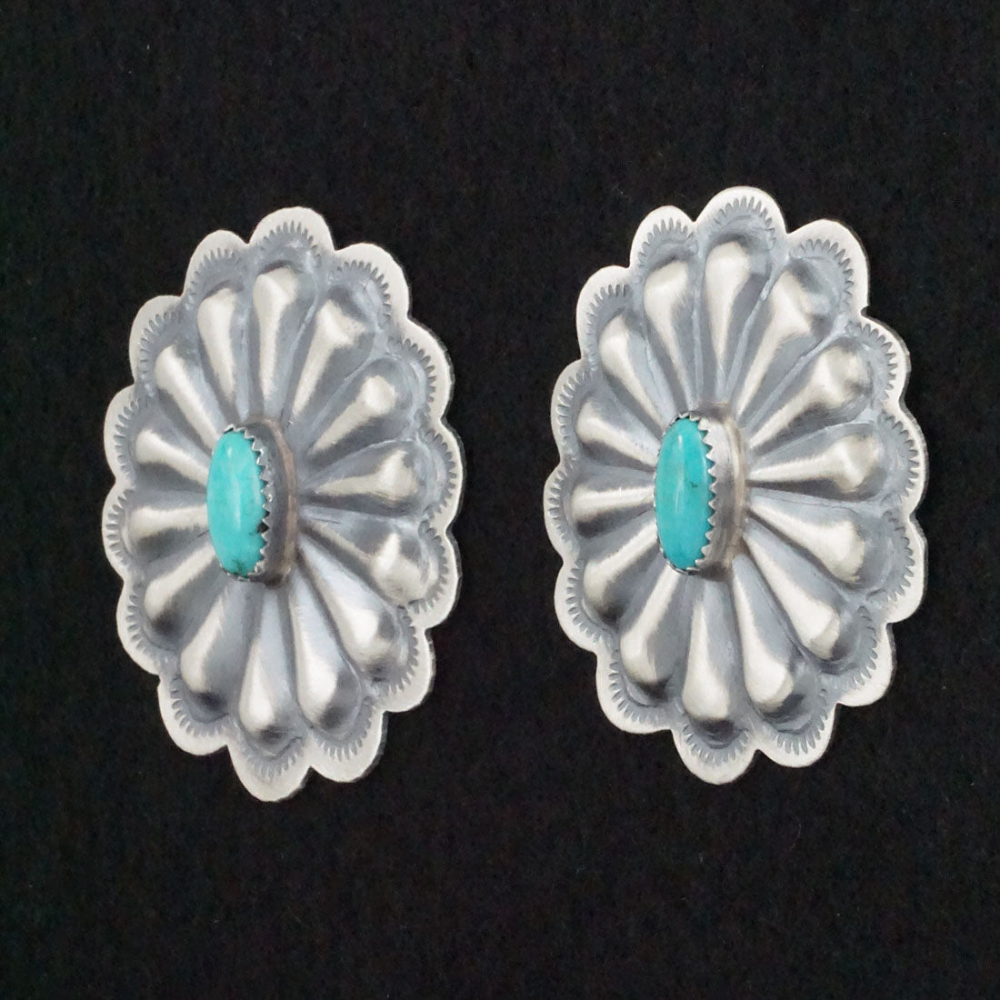 Dale Morgan Turquoise & Sterling Silver Earrings