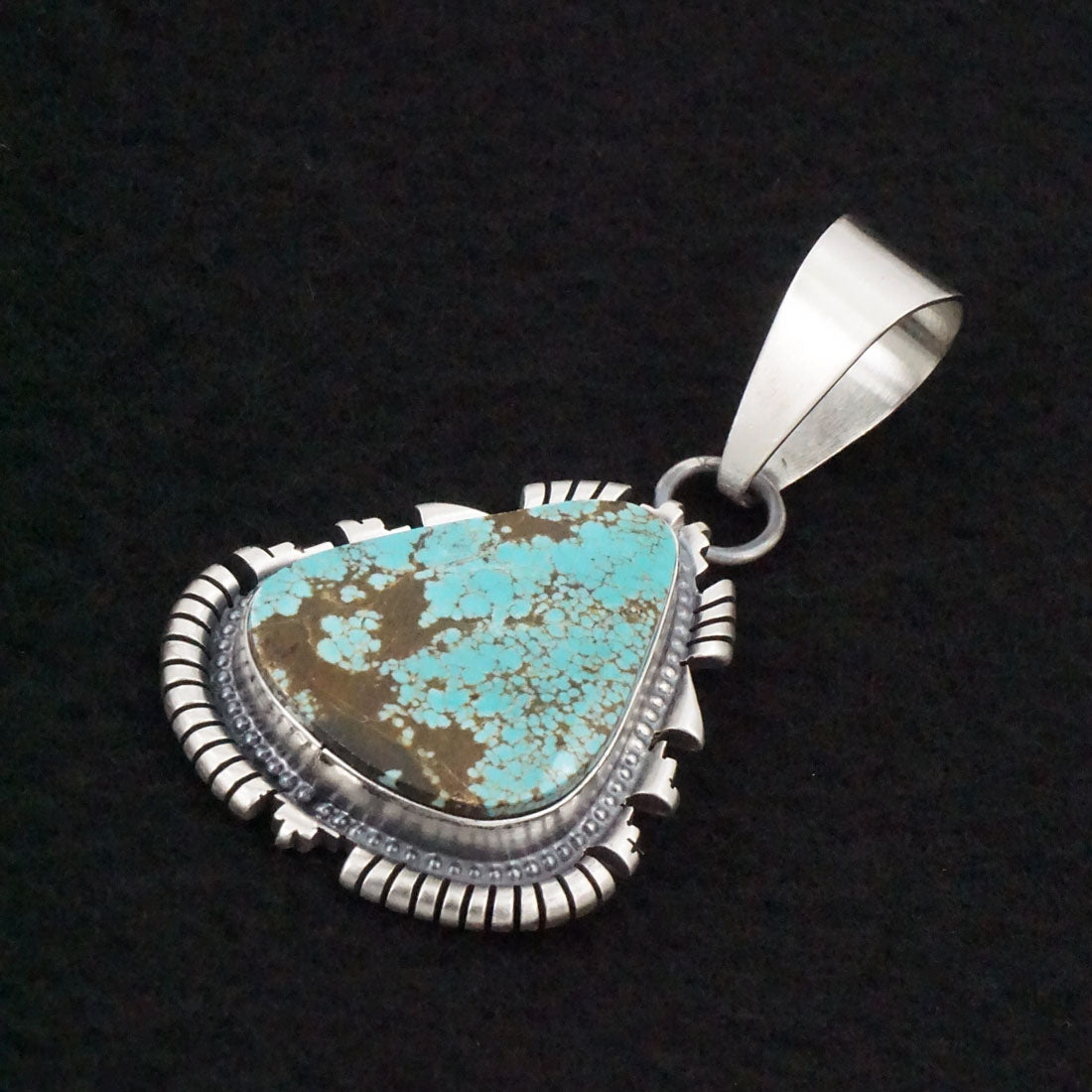 Randy Billy Turquoise & Sterling Silver Pendant