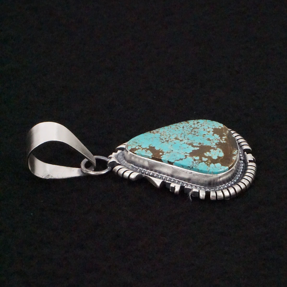 Randy Billy Turquoise & Sterling Silver Pendant