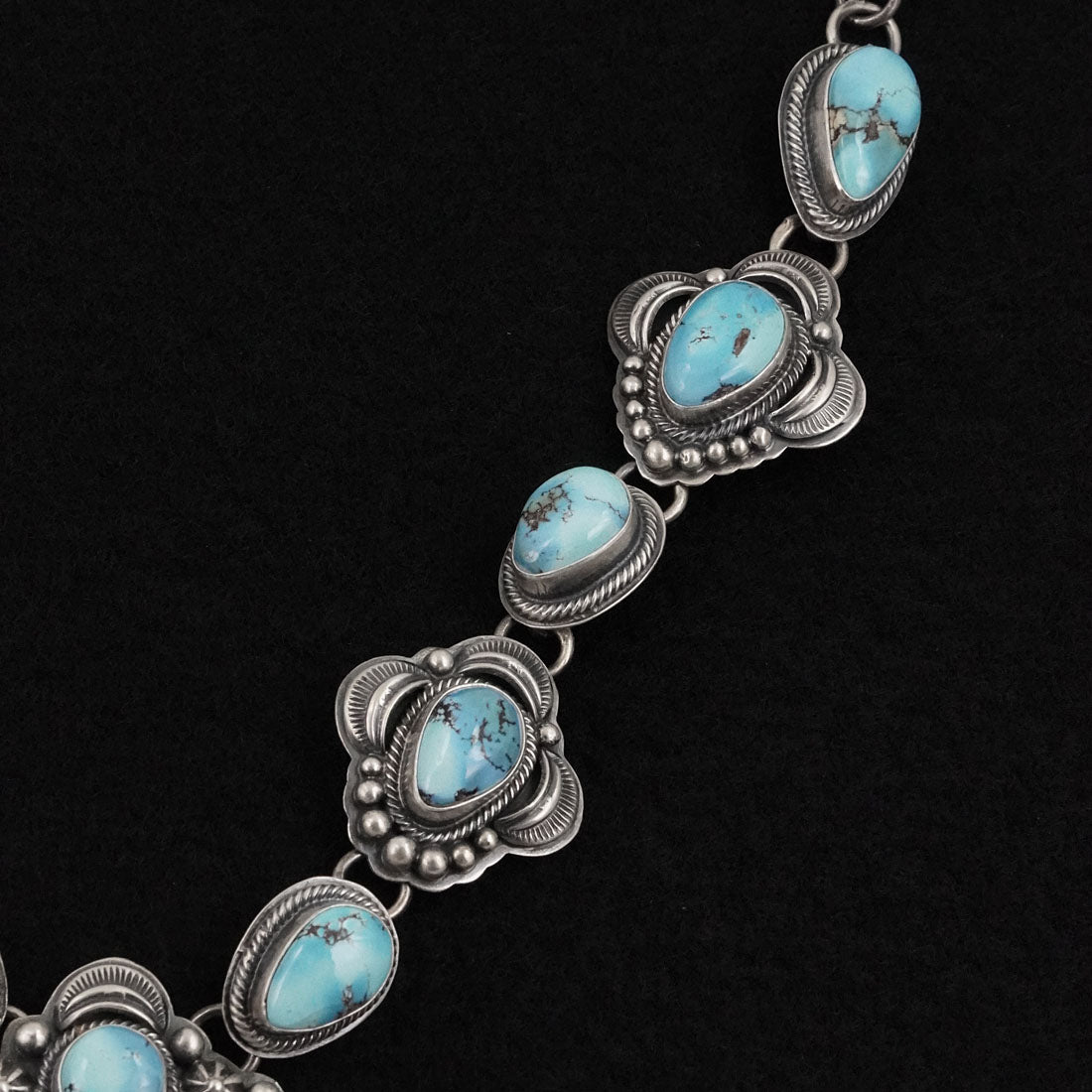 Randy Boyd Turquoise & Sterling Silver Necklace Set