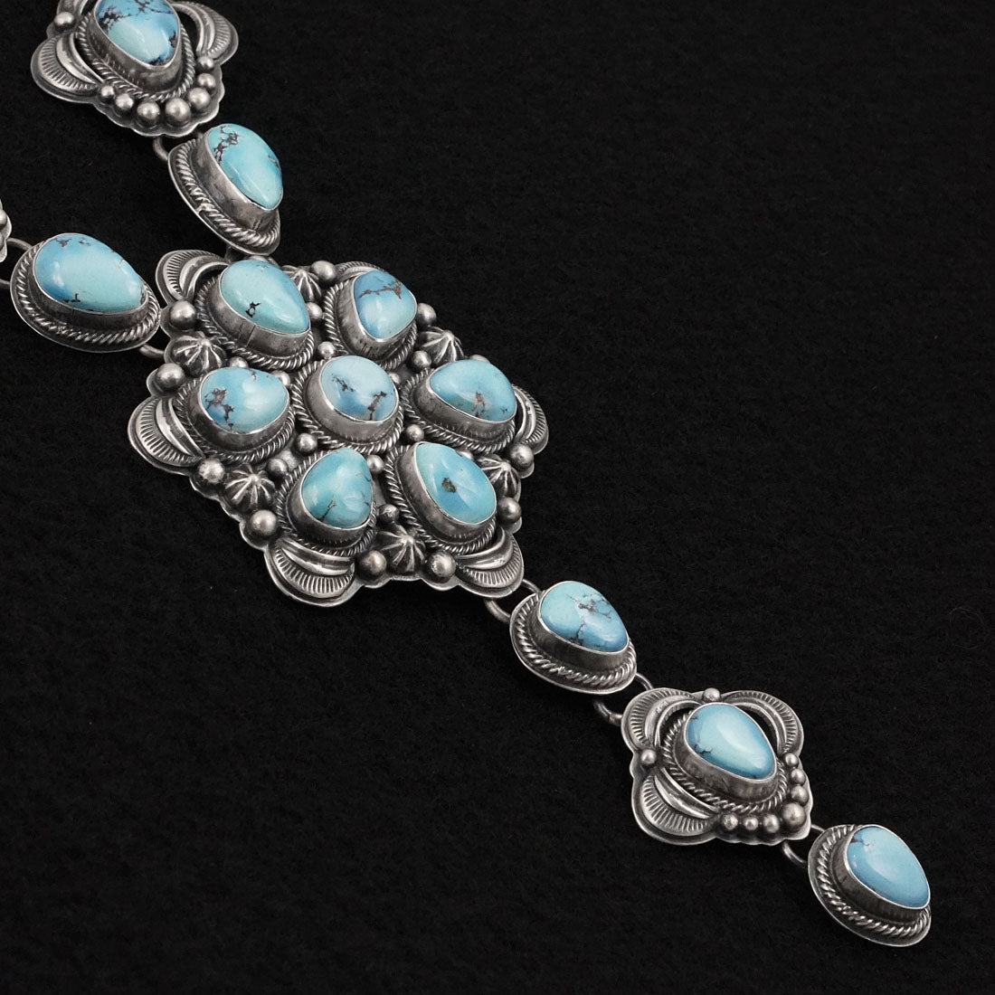 Randy Boyd Turquoise & Sterling Silver Necklace Set