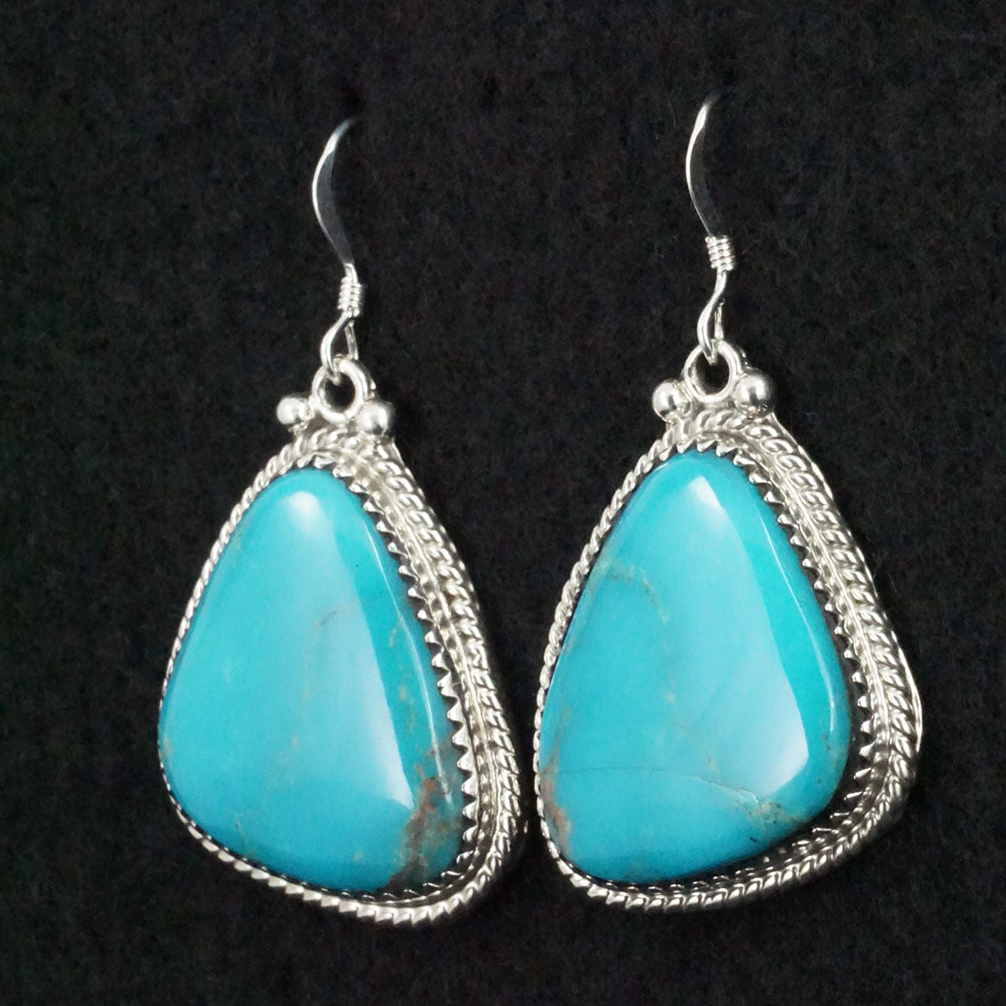 Sharon McCarthy Turquoise & Sterling Silver Earrings