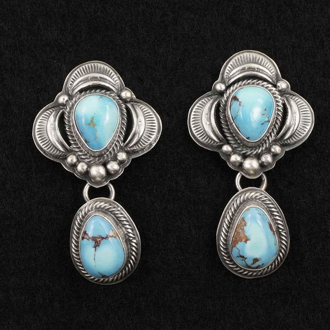 Randy Boyd Turquoise & Sterling Silver Necklace Set