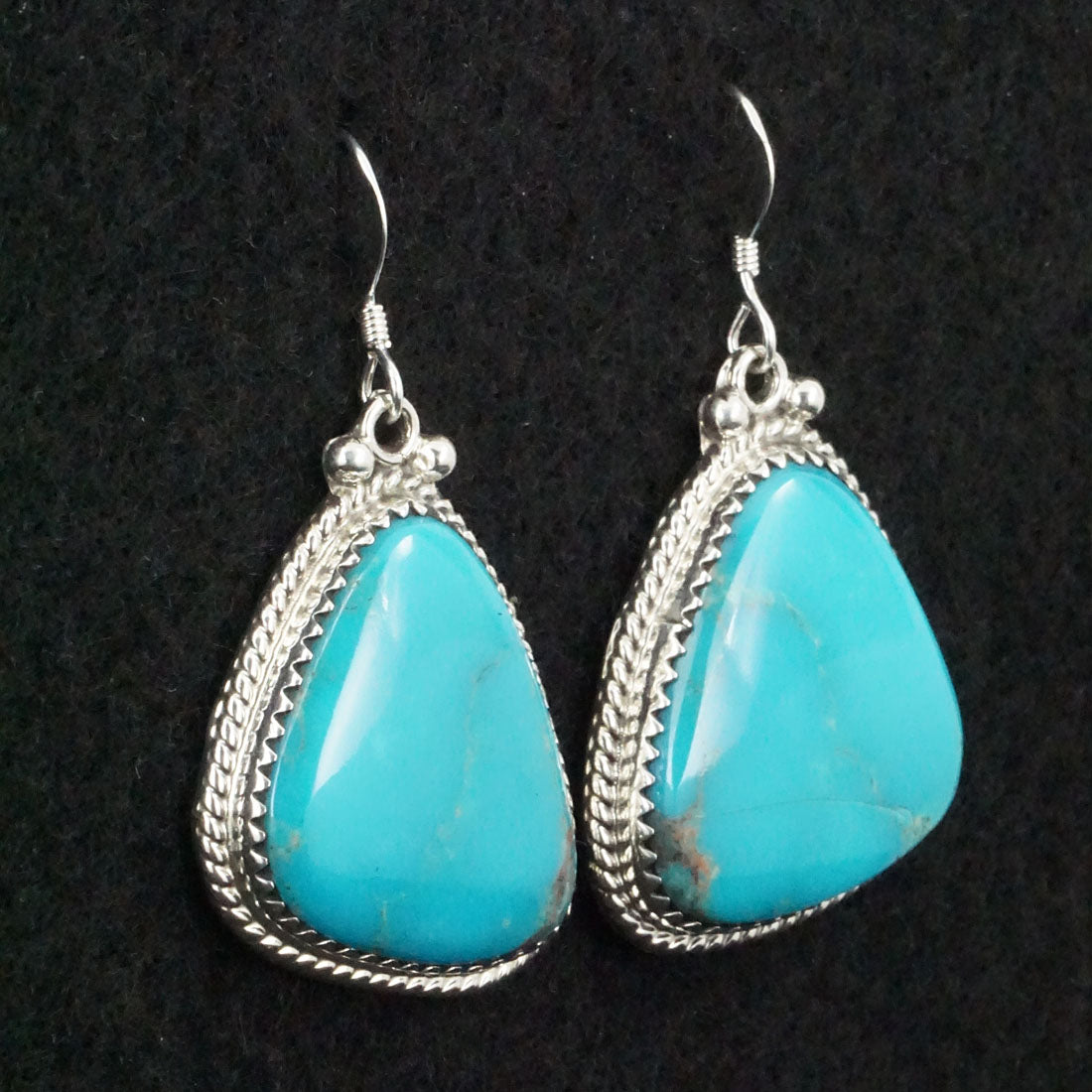 Sharon McCarthy Turquoise & Sterling Silver Earrings