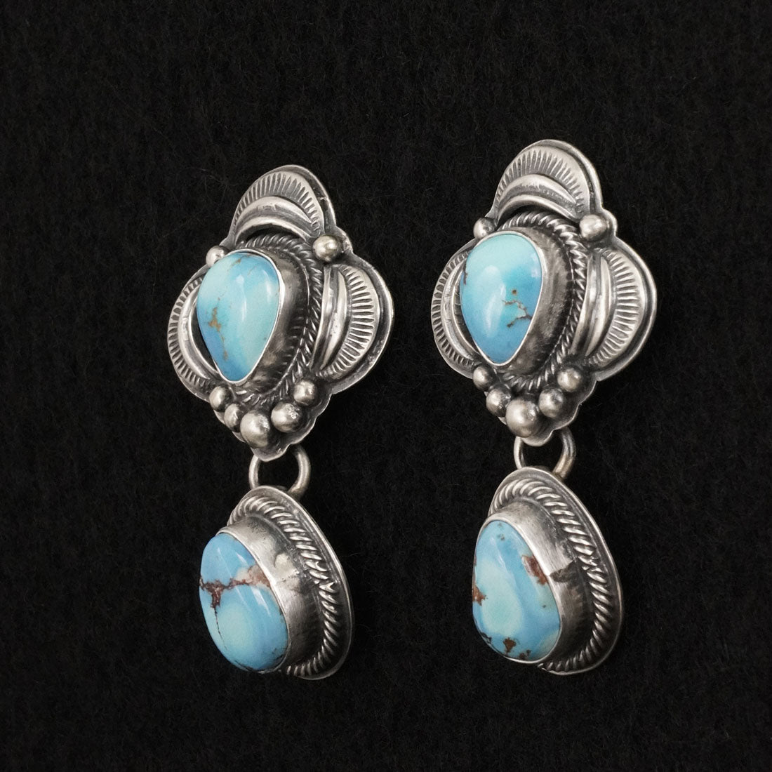 Randy Boyd Turquoise & Sterling Silver Necklace Set