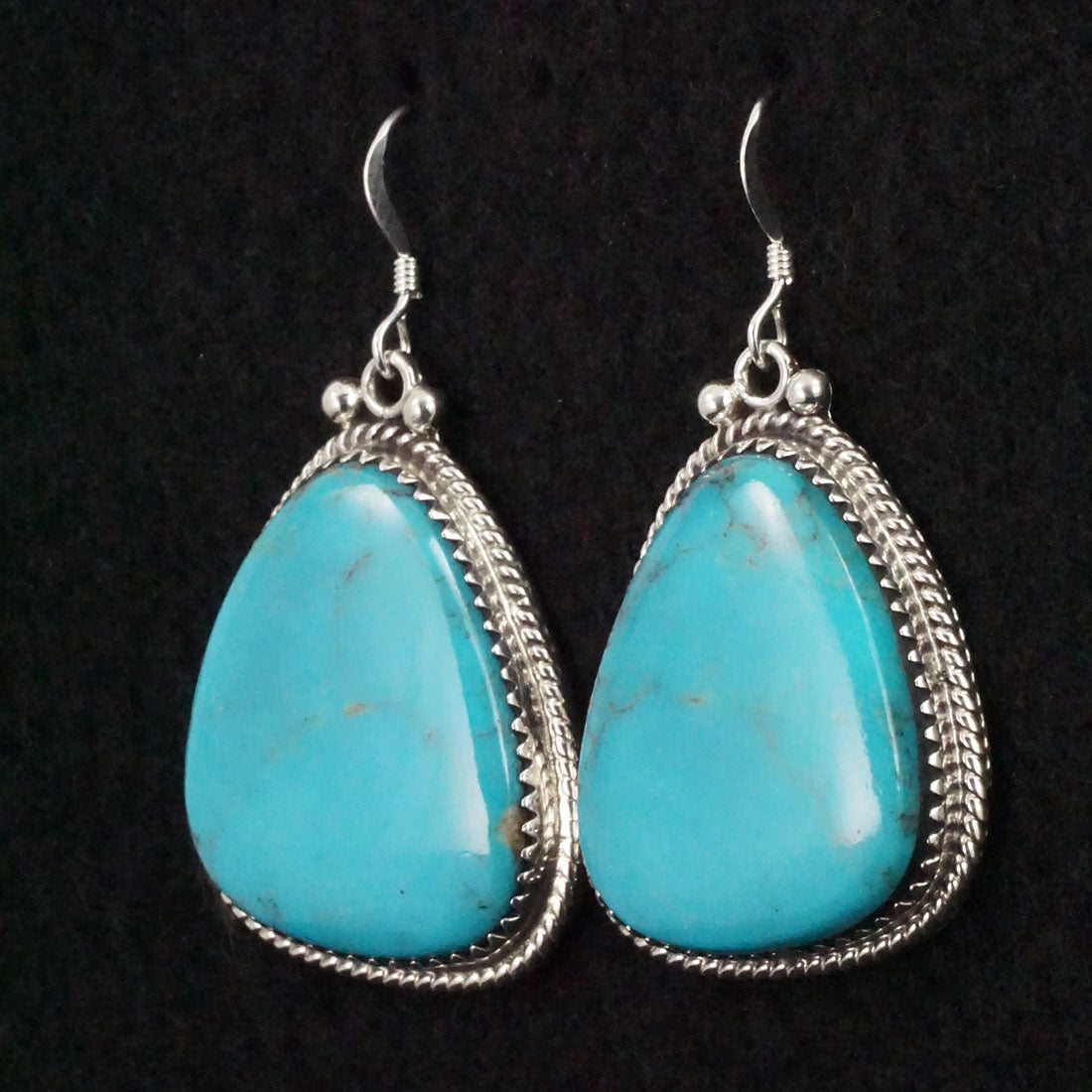 Sharon McCarthy Turquoise & Sterling Silver Earrings