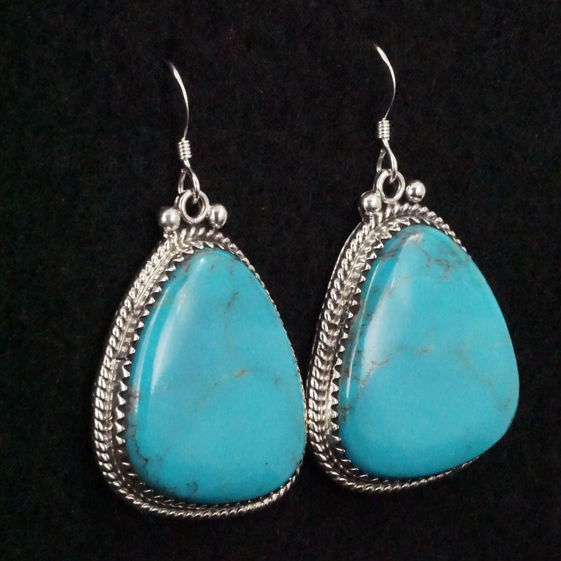 Sharon McCarthy Turquoise & Sterling Silver Earrings