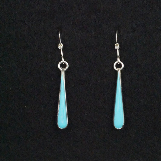 Stanford Etsate Turquoise & Sterling Silver Earrings