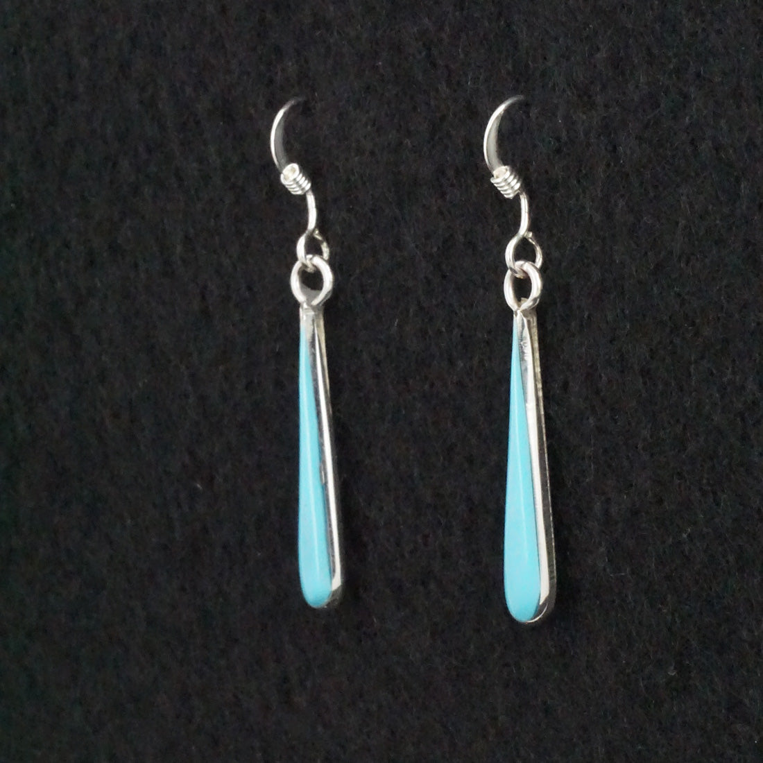 Stanford Etsate Turquoise & Sterling Silver Earrings