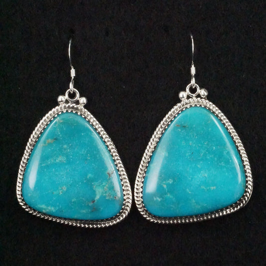 Sharon McCarthy Turquoise & Sterling Silver Earrings