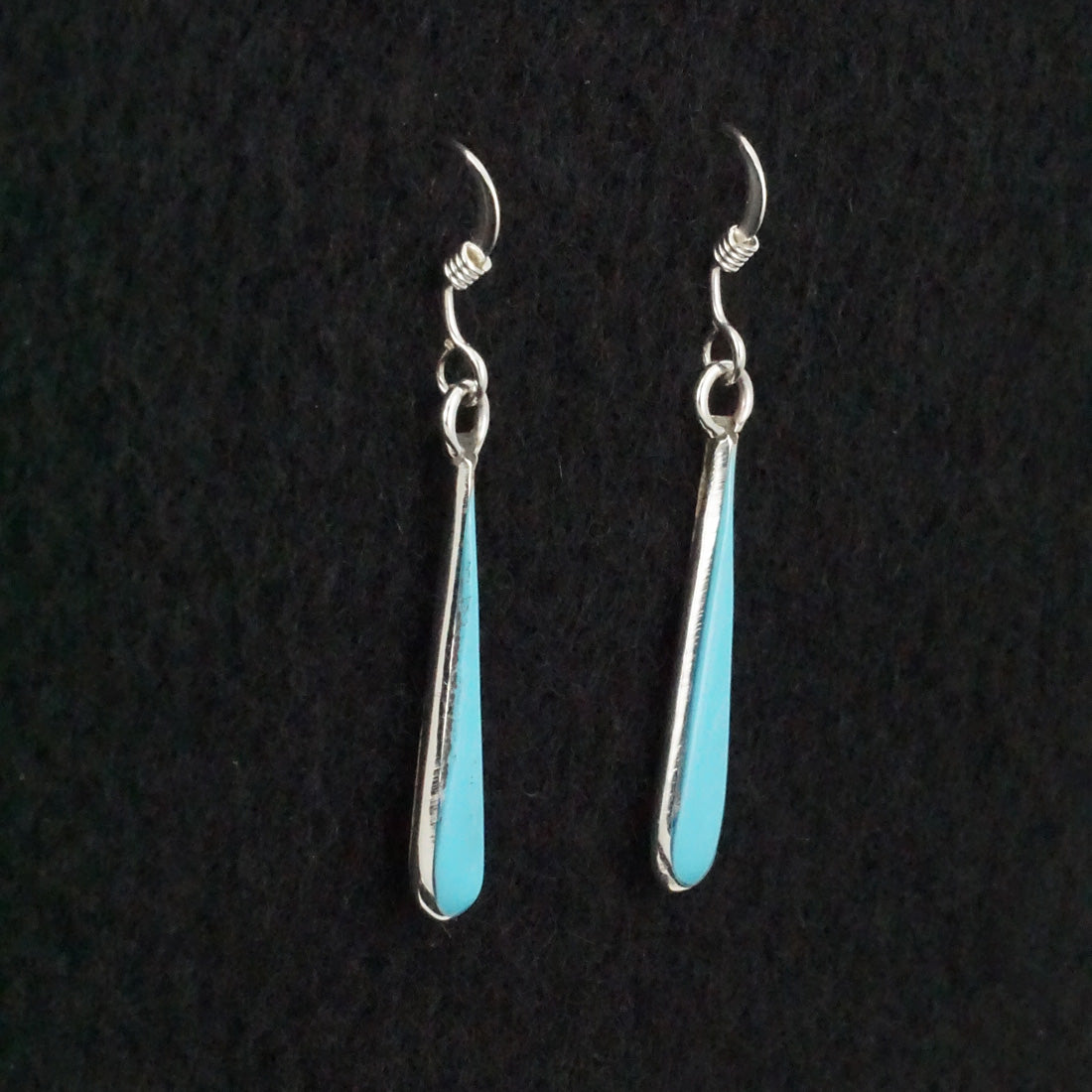 Stanford Etsate Turquoise & Sterling Silver Earrings