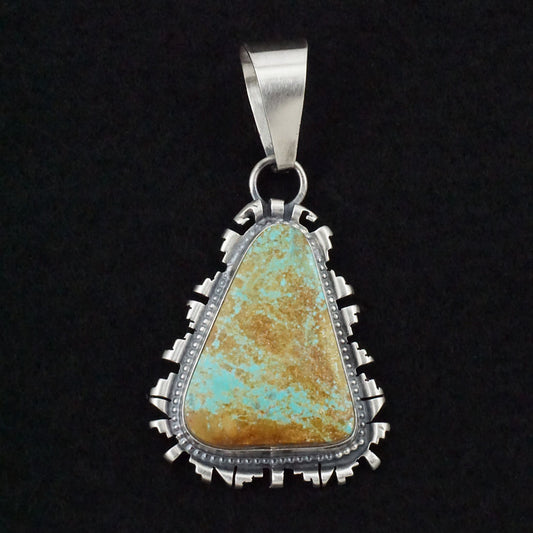 Randy Billy Turquoise & Sterling Silver Pendant