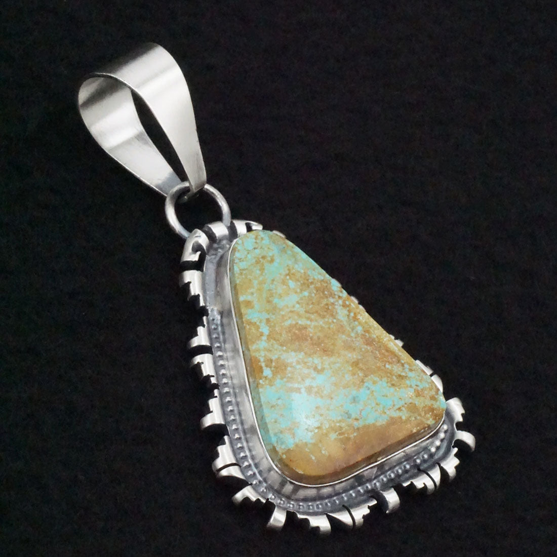 Randy Billy Turquoise & Sterling Silver Pendant