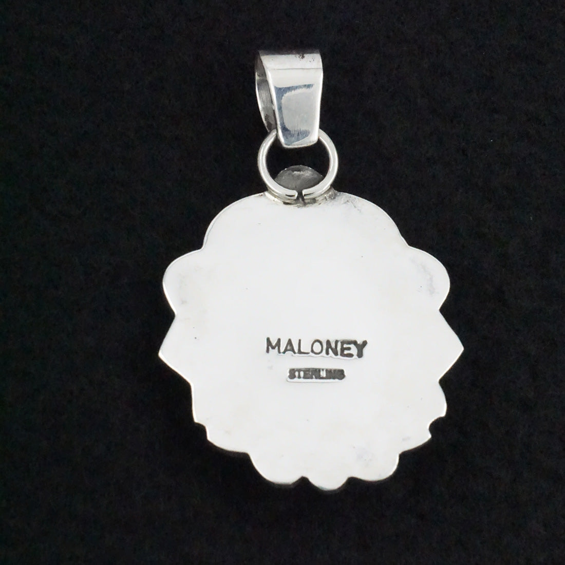 Leonard Maloney Turquoise & Sterling Silver Pendant