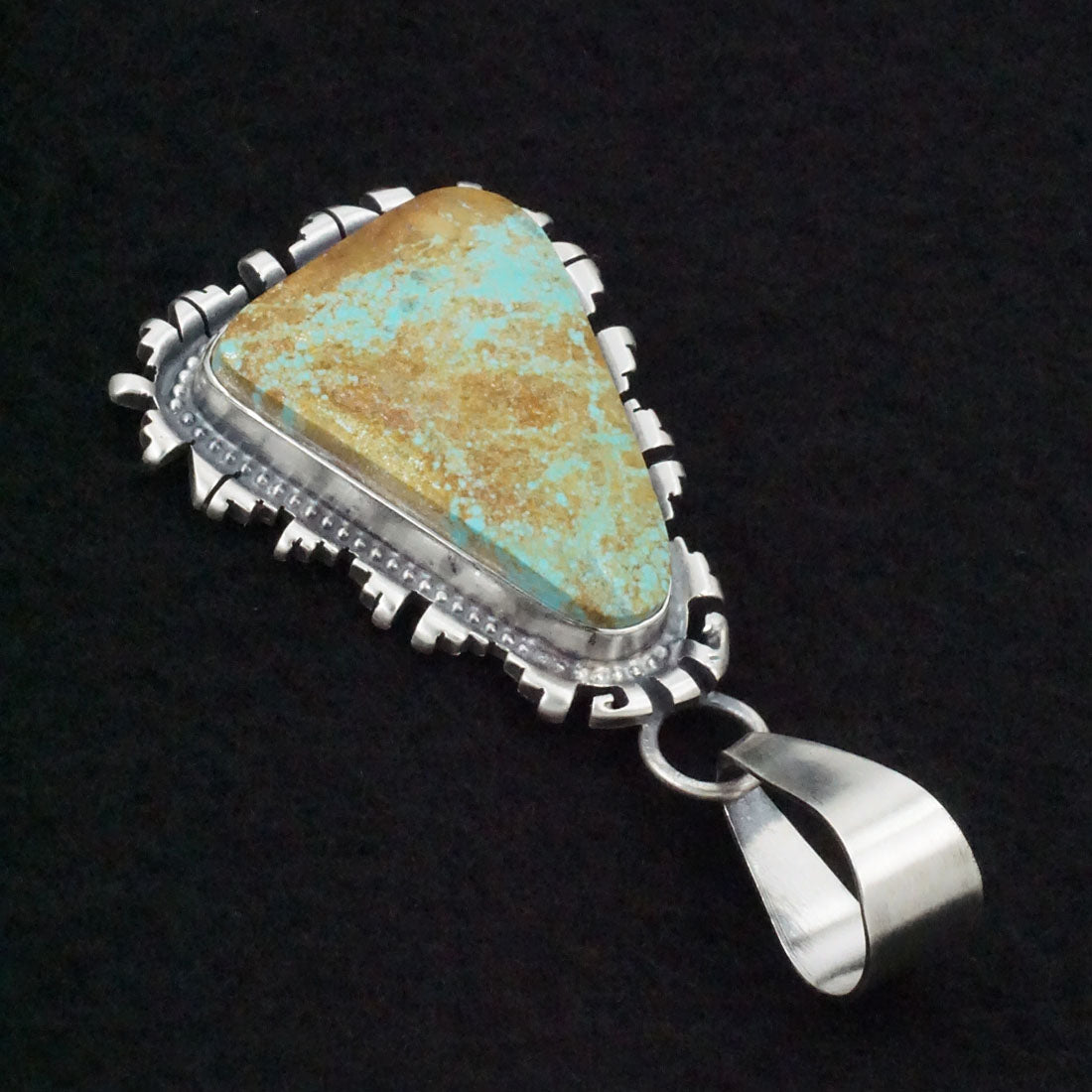 Randy Billy Turquoise & Sterling Silver Pendant