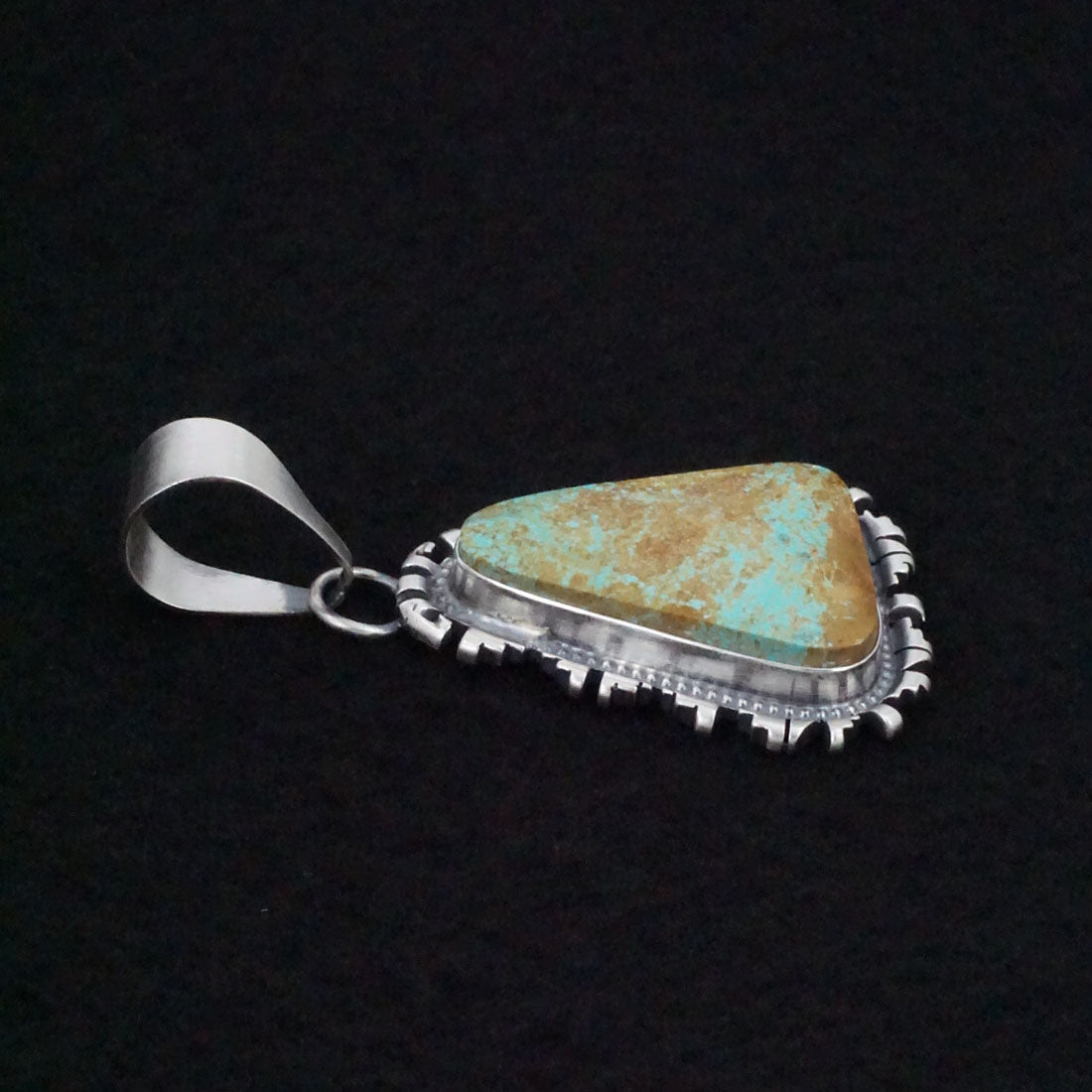 Randy Billy Turquoise & Sterling Silver Pendant