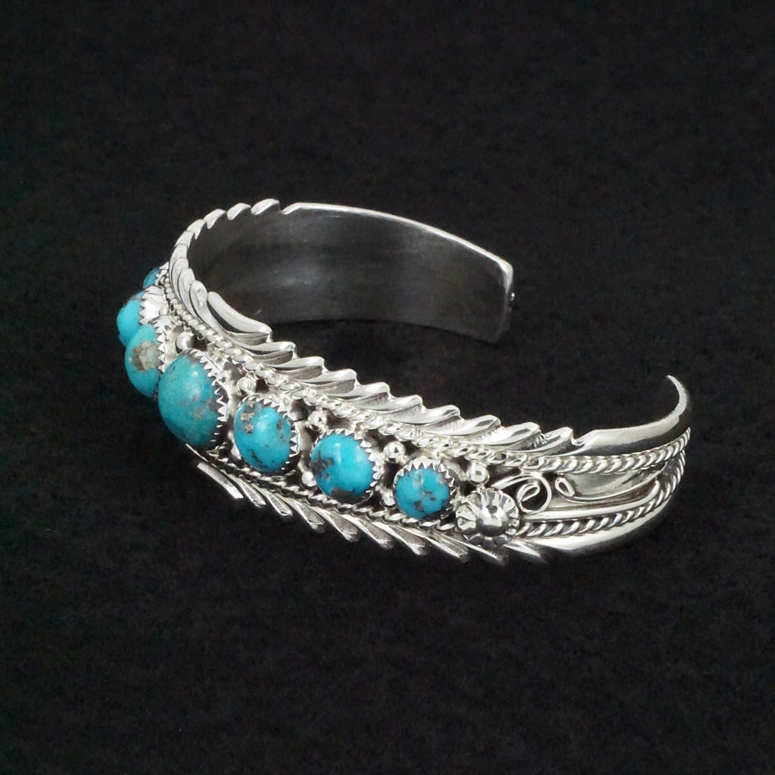 Anthony Brown Turquoise & Sterling Silver Bracelet