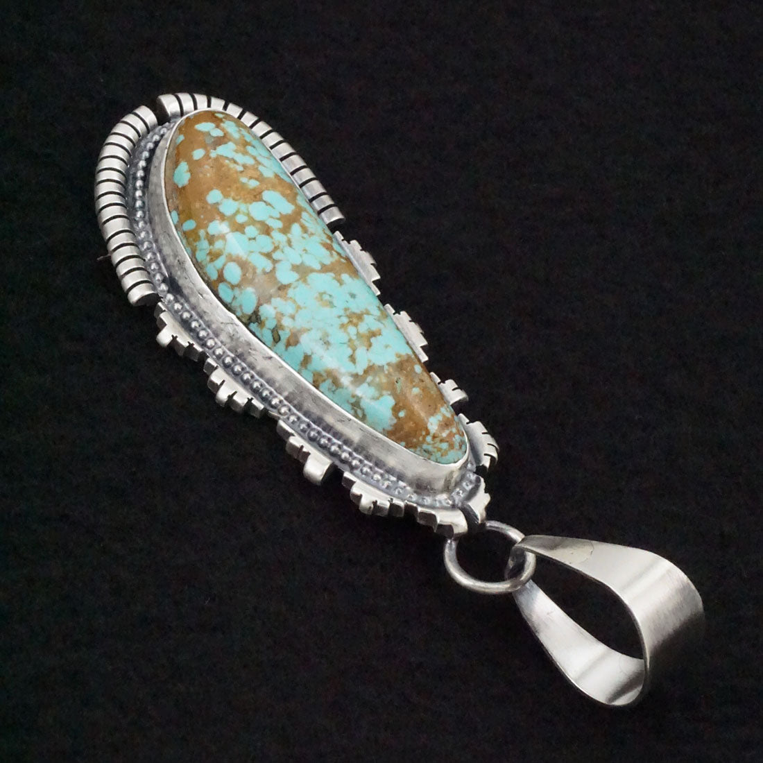 Randy Billy Turquoise & Sterling Silver Pendant