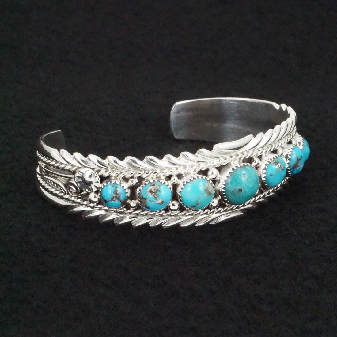 Anthony Brown Turquoise & Sterling Silver Bracelet