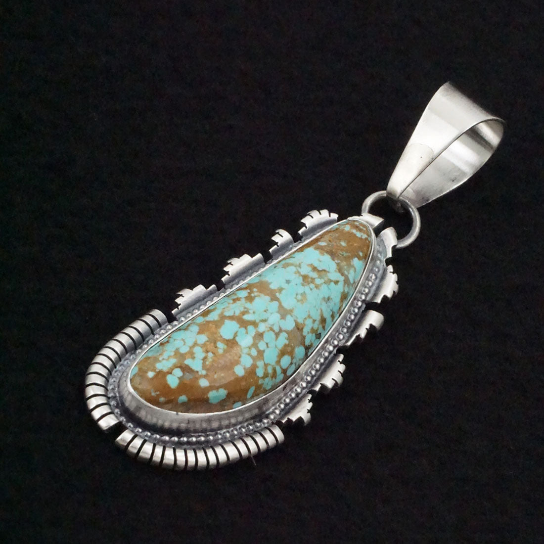 Randy Billy Turquoise & Sterling Silver Pendant