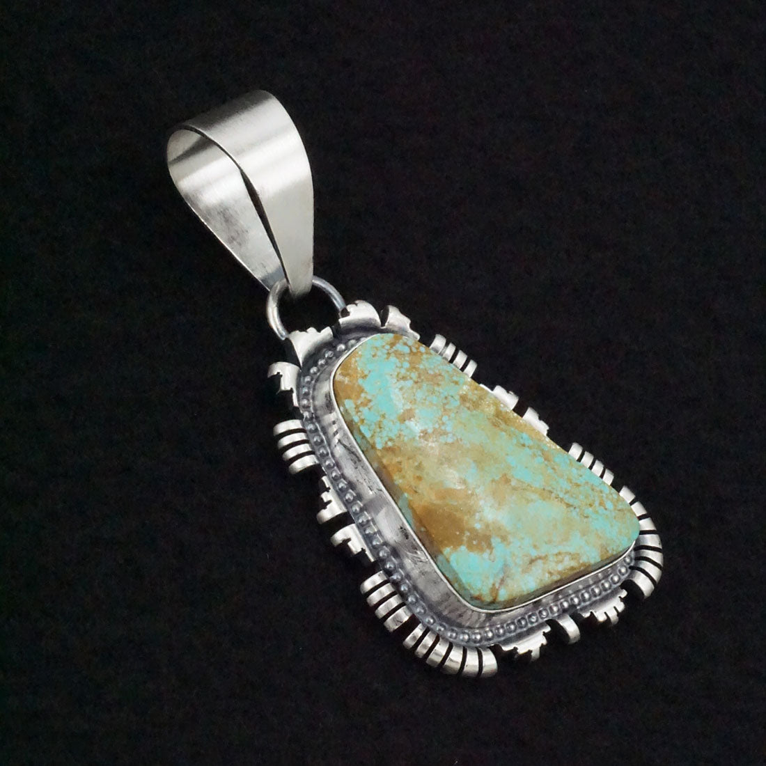 Randy Billy Turquoise & Sterling Silver Pendant