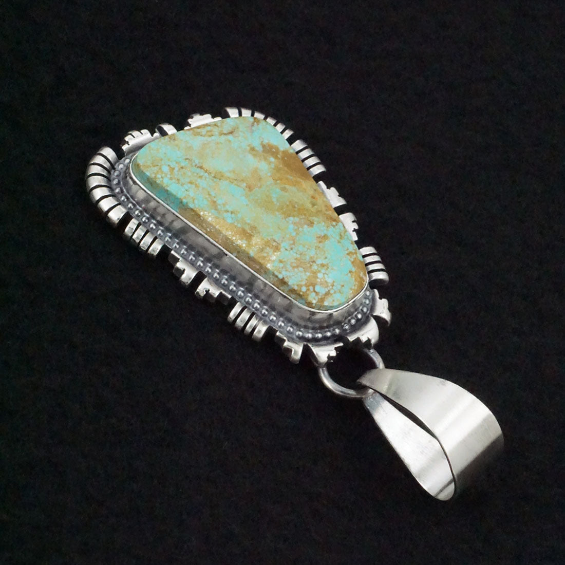 Randy Billy Turquoise & Sterling Silver Pendant