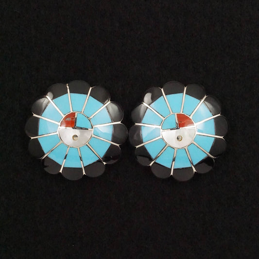 Denise Siutza Multi-Stone & Sterling Silver Earrings