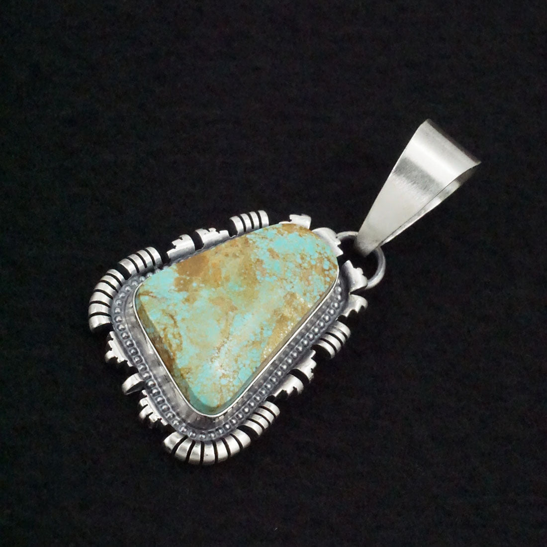 Randy Billy Turquoise & Sterling Silver Pendant