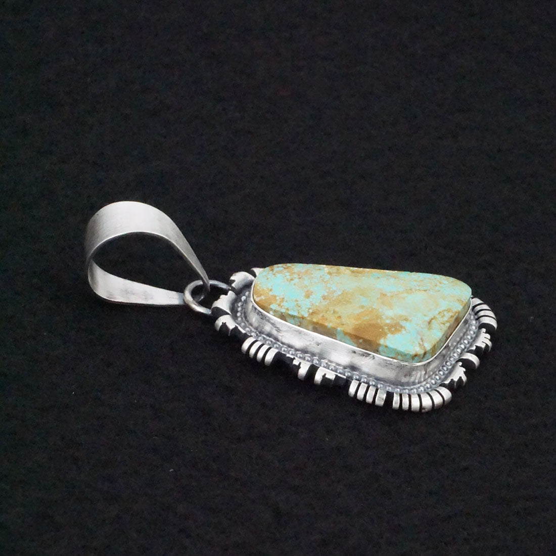 Randy Billy Turquoise & Sterling Silver Pendant