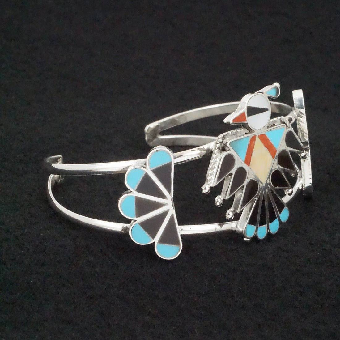 Adrian Wallace Multi Stone & Sterling Silver Bracelet