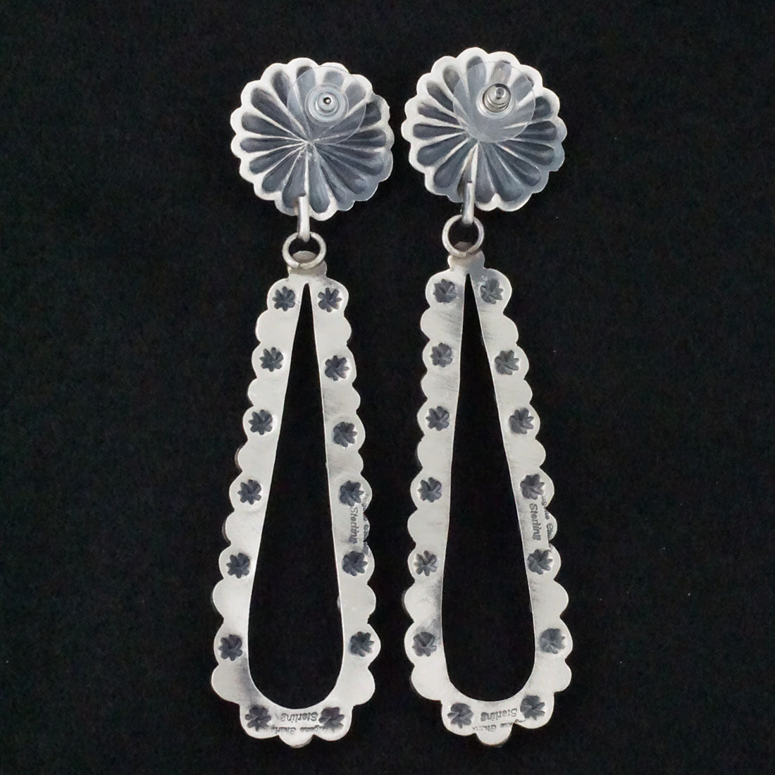 Eugene Charley Turquoise & Sterling Silver Earrings