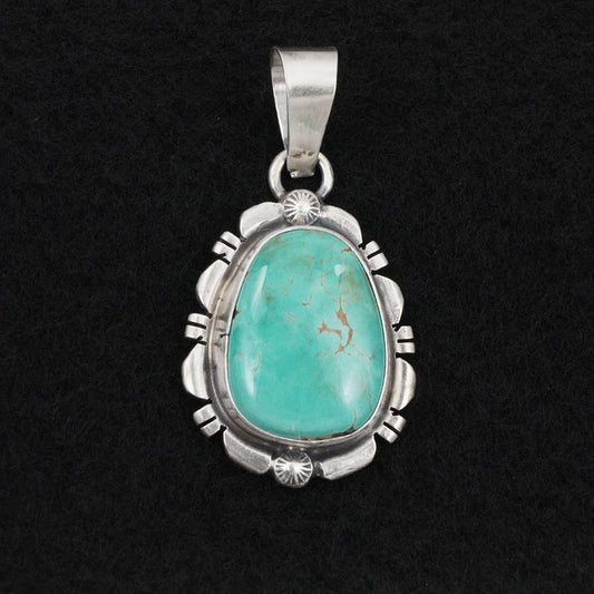 Thomas Francisco Turquoise & Sterling Silver Pendant