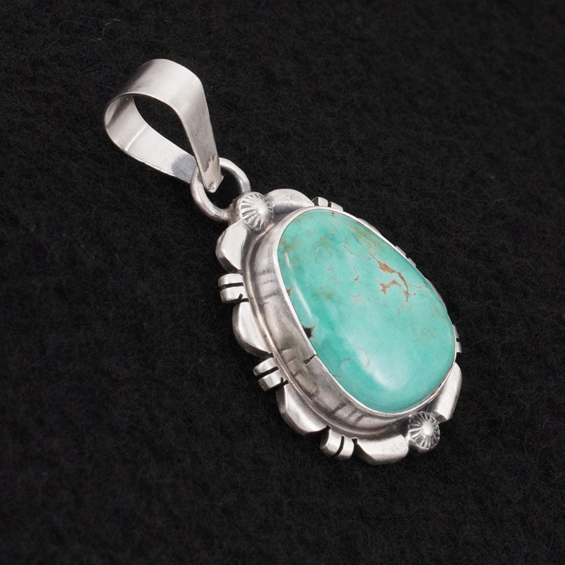 Thomas Francisco Turquoise & Sterling Silver Pendant