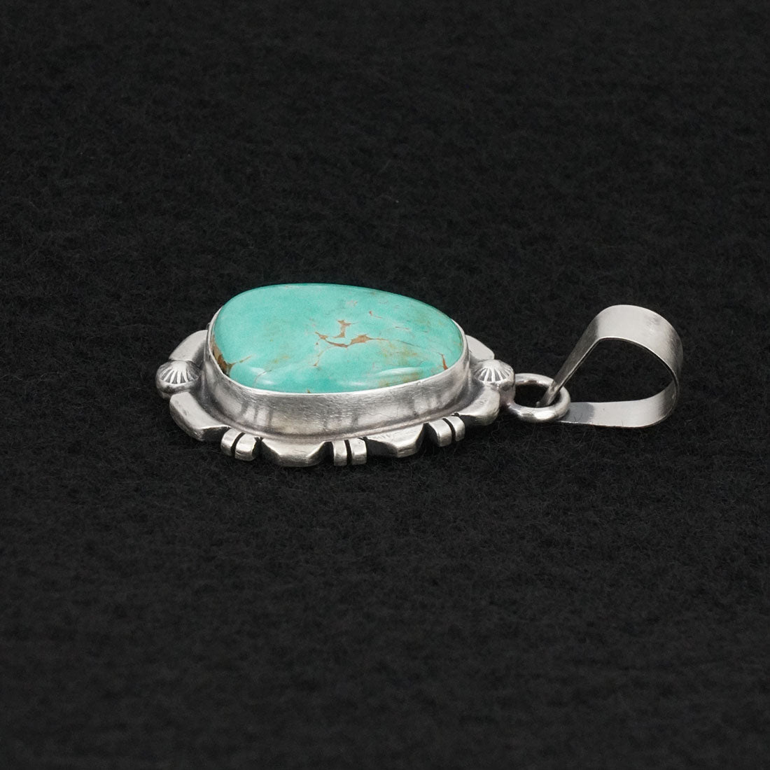 Thomas Francisco Turquoise & Sterling Silver Pendant