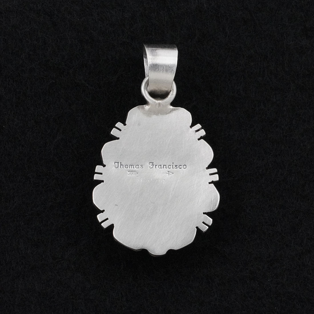 Thomas Francisco Turquoise & Sterling Silver Pendant