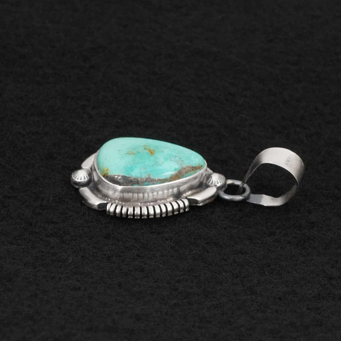 Thomas Francisco Turquoise & Sterling Silver Pendant