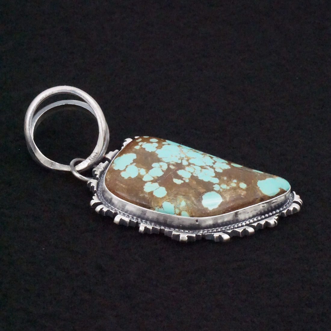 Randy Billy Turquoise & Sterling Silver Pendant