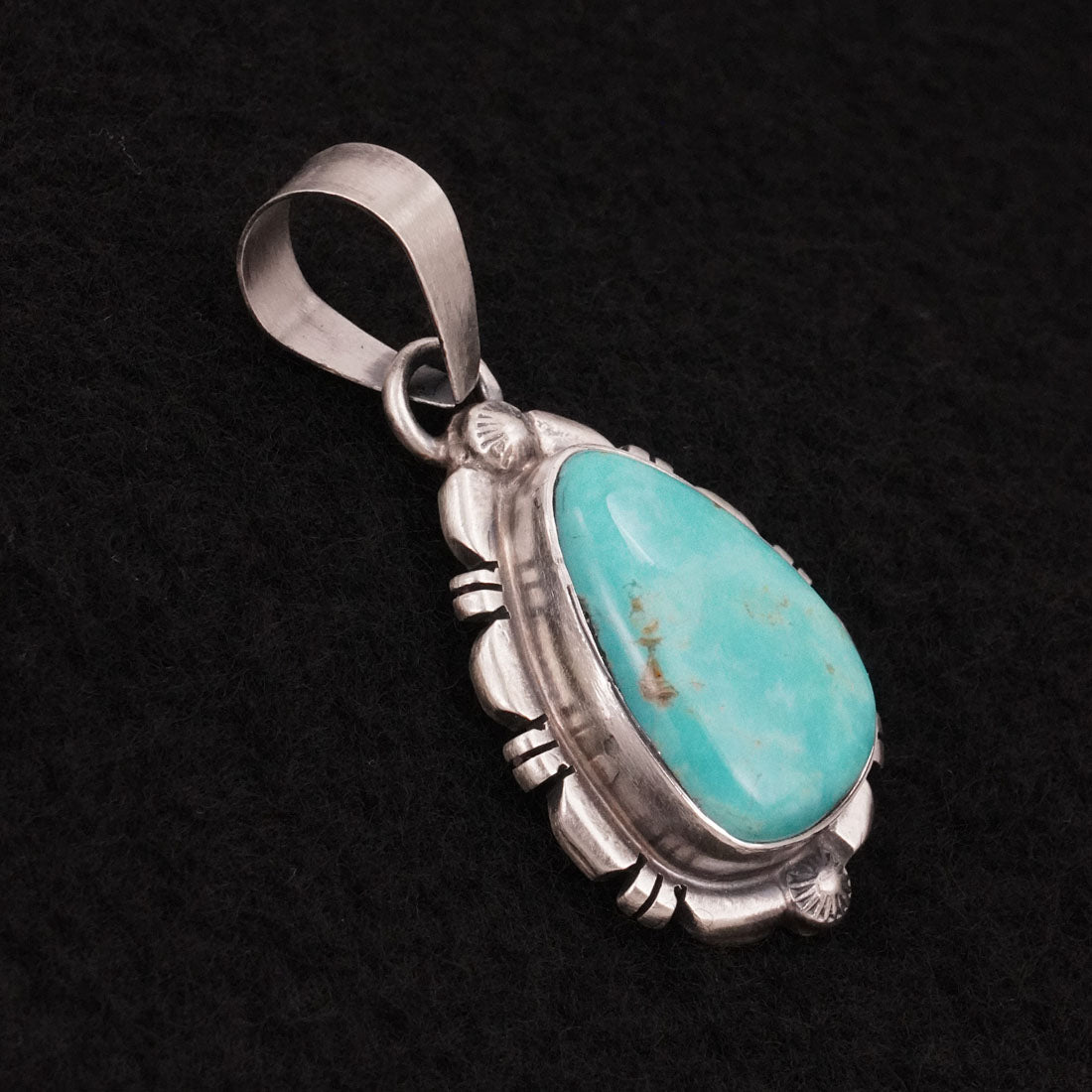 Thomas Francisco Turquoise & Sterling Silver Pendant