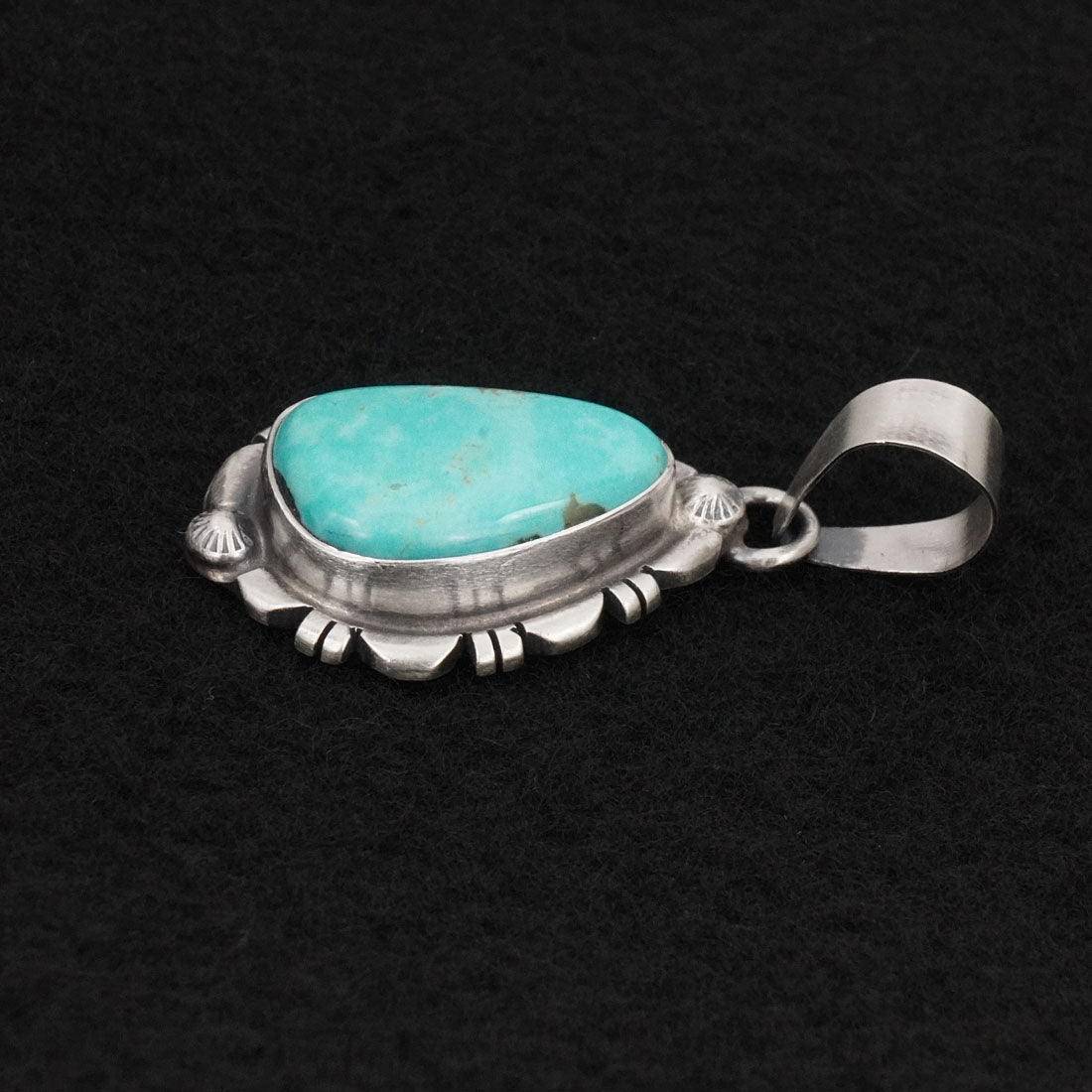 Thomas Francisco Turquoise & Sterling Silver Pendant