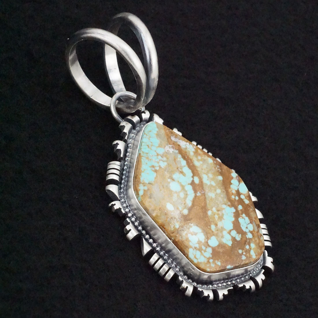 Randy Billy Turquoise & Sterling Silver Pendant