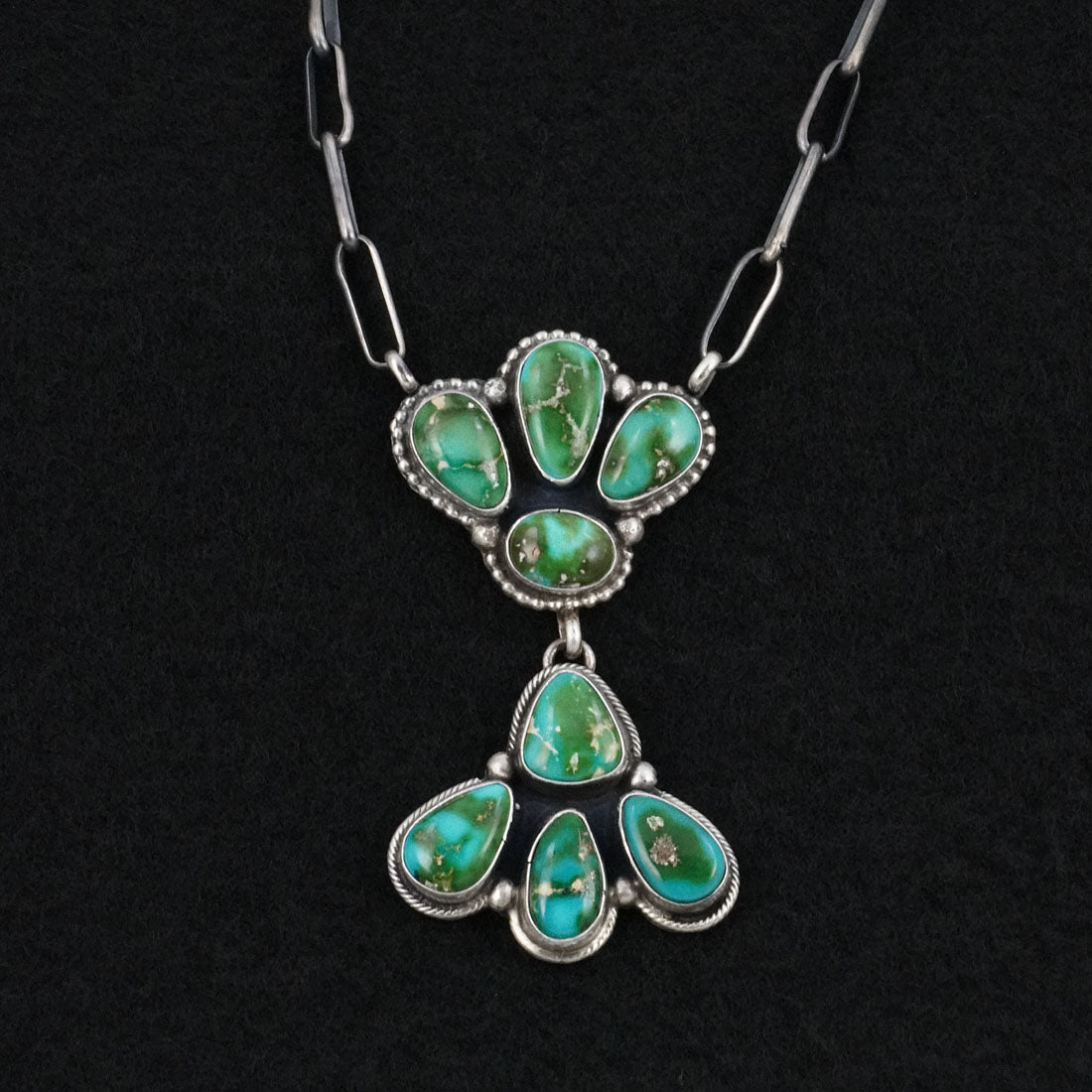 Darrin Livingston Turquoise & Sterling Silver Necklace