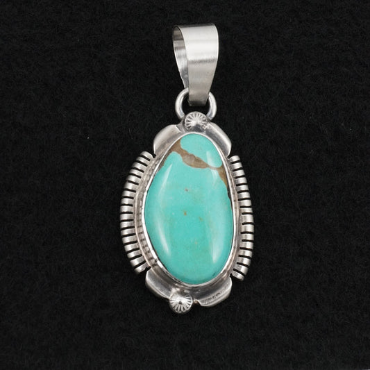 Thomas Francisco Turquoise & Sterling Silver Pendant