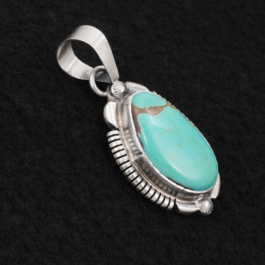Thomas Francisco Turquoise & Sterling Silver Pendant