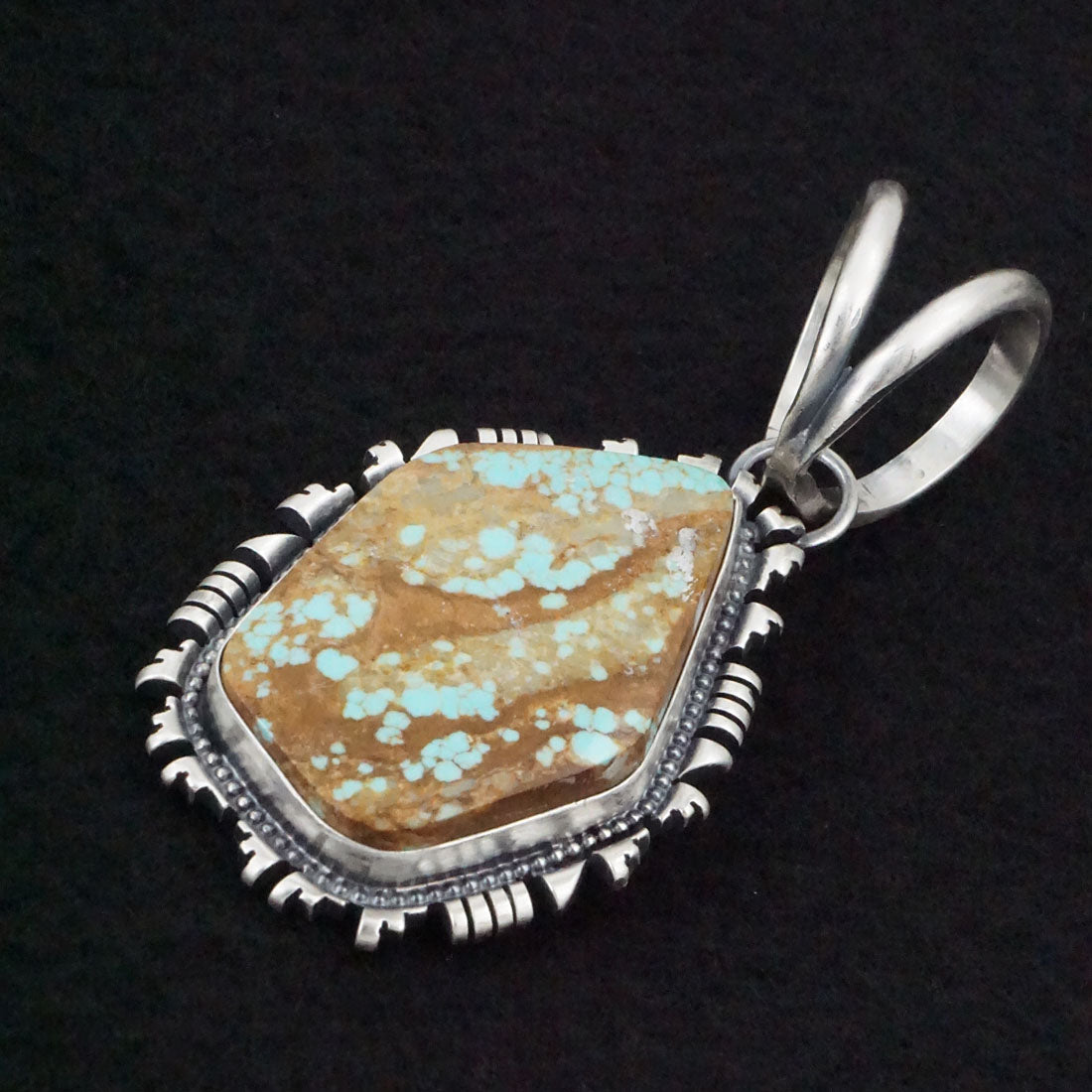 Randy Billy Turquoise & Sterling Silver Pendant